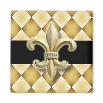 Fleur de Lis magnet