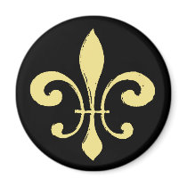 Fleur De Lis Fridge Magnet