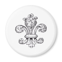 fleur de lis magnets