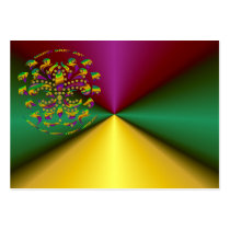 fleur de lis Mardi-Gras 2011 V-2 Business Card