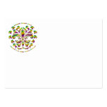 fleur de lis Mardi-Gras 2011 V-2 Business Cards