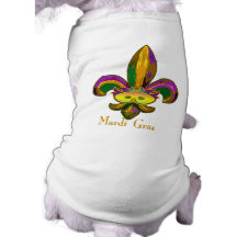 Fleur de lis Mask Manteaux Pour Animaux Domestiques