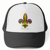 Fleur de lis Mask Mesh Hats