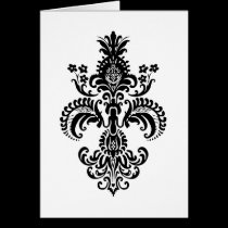 Fleur de lis Meditation cards