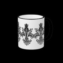 Fleur de lis Meditation mugs