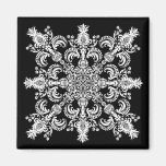 Fleur de lis Meditation Family Reunion Refrigerator Magnet