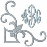 Fleur de Lis Monogram Embroidered Hoody