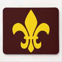 Fleur de Lis Mouse Pad