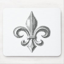 Fleur de Lis Mouse Pad