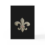 Fleur de lis NOLA Bride Bling cards
