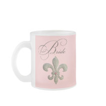 Fleur de lis NOLA Bride Bling Mug