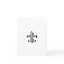 Fleur de Lis Notecard