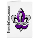 Fleur De Lis Pancreatic Cancer Hope cards