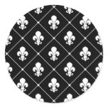 Fleur De Lis Pattern Stickers