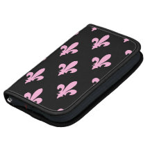 Fleur de lis Pink Rickshaw Folio Organizer