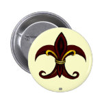 Fleur de lis buttons