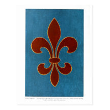 Fleur-de-lis Post Card