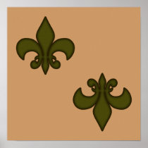 Fleur de Lis Poster