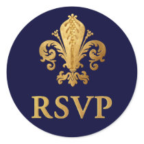 Fleur-de-lis RSVP