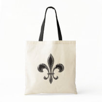 Fleur De Lis - Stripey Bag