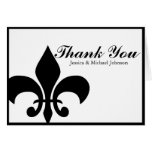 Fleur de Lis Thank You Card
