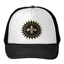 Fleur De Lis Trucker Hats