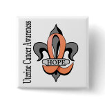 Fleur De Lis Uterine Cancer Hope