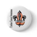 Fleur De Lis Uterine Cancer Hope