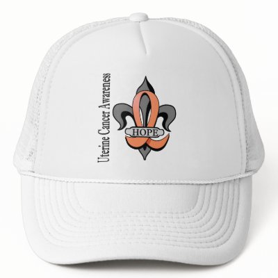 Fleur De Lis Uterine Cancer Hope by awarenessgifts