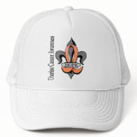 Fleur De Lis Uterine Cancer Hope hats