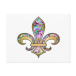 Fleur de Lis with pattern - 09 Postcards