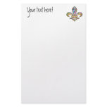 Fleur de Lis with pattern - 09 stationery