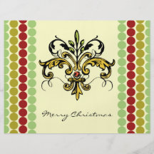 Fleur de lis Xmas Flyer