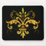 Fleur de lis Xmas Mousepad