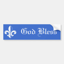 Fleur de Lys Bumper Sticker