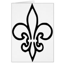 Fleur de lys cards