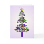 Fleur de Lys Christmas Tree cards