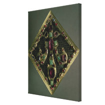Fleur-de-lys clasp traditionally said to have belo canvas prints
