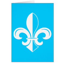 Fleur de Lys Greeting Card