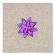 Fleur de papier pourpre et rose photographies