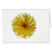 Fleur de spaghetti carte de vœux