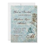 Fleur di Lys Damask vs2 - Bridal Shower Invitation
