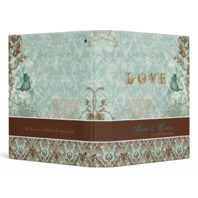 Fleur di Lys Damask - Wedding Binder by AudreyJeanne