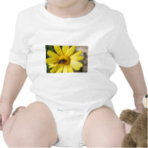 Fleur et abeille jaunes t-shirt