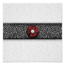 Fleur et dentelle de perle impression photographique