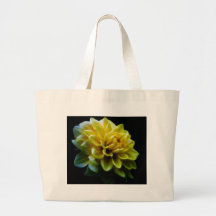 Fleur et signification de dahlia sac en toile