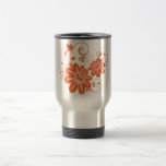 Fleur et vigne oranges de chèvrefeuille mug