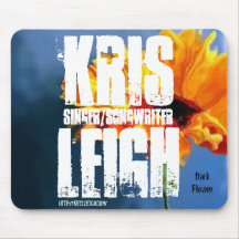 Fleur foncée Mousepad Tapis De Souris
