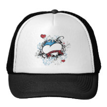 Fleur Forever Heart Mesh Hats