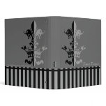 Fleur Heart Crown - Black Binder